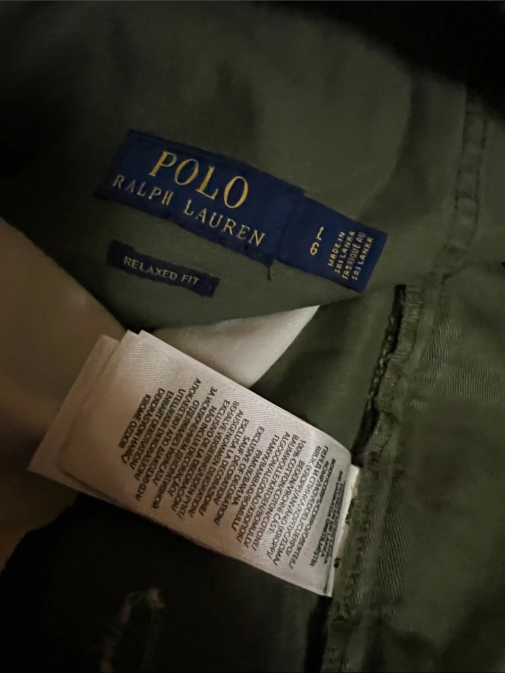 Ralph Lauren Polo Twill Climbing Hiking Pants L NWT